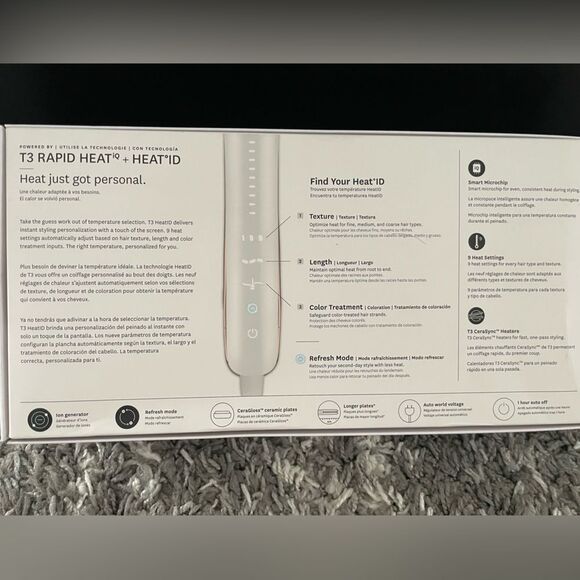 NIB T3 Smooth ID 1" Smart Flat Iron - Picture 6 of 7